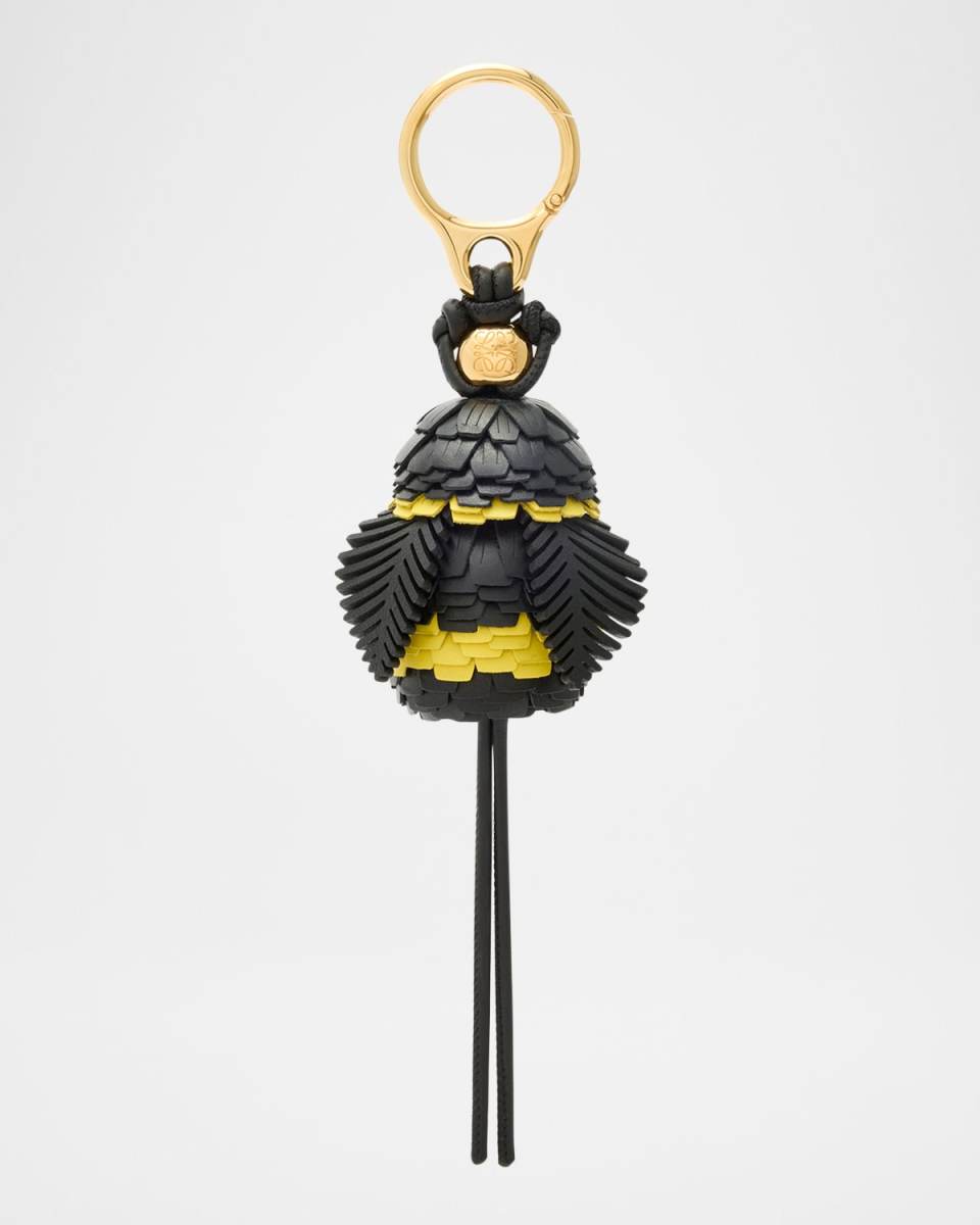 x Paula's Ibiza Bee Charm in Leather